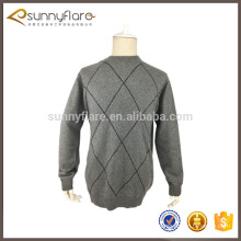 Fashionable wool cashmere sweaters pullover jacquard for men